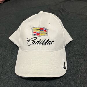 Cadillac White Baseball Cap